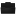 Black Grey Open Icon 16x16 png
